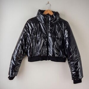Elodie Glossy Puffer Coat NWOT‎
